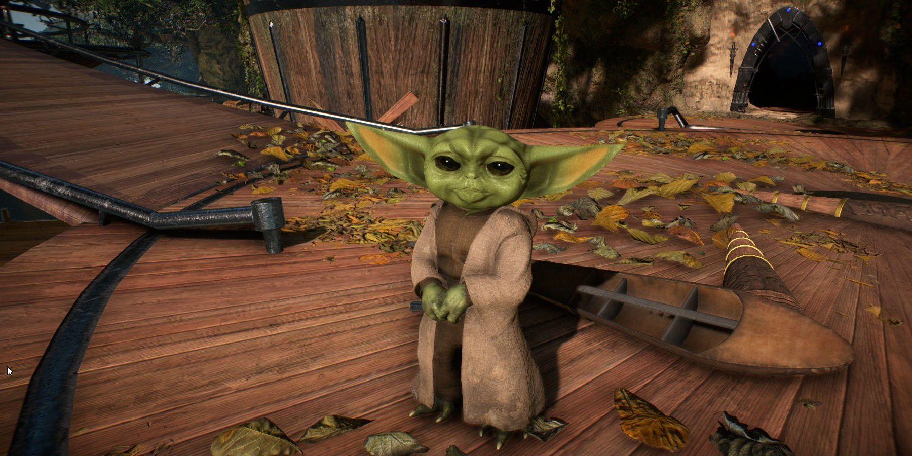 Star Wars Battlefront 2 Baby Yoda mod appears online