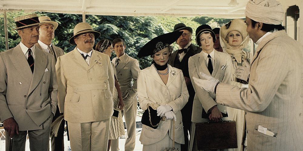 The main cast of 1978's Death in the Nile
