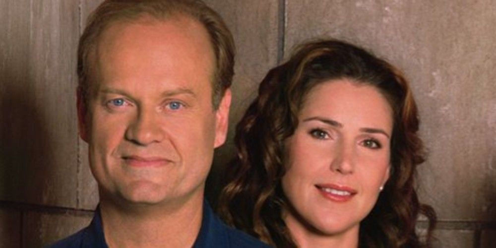 Roz and Frasier in a promo image for the show