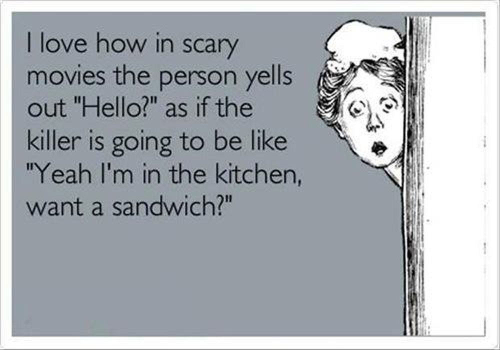 hello sandwich horror movie meme