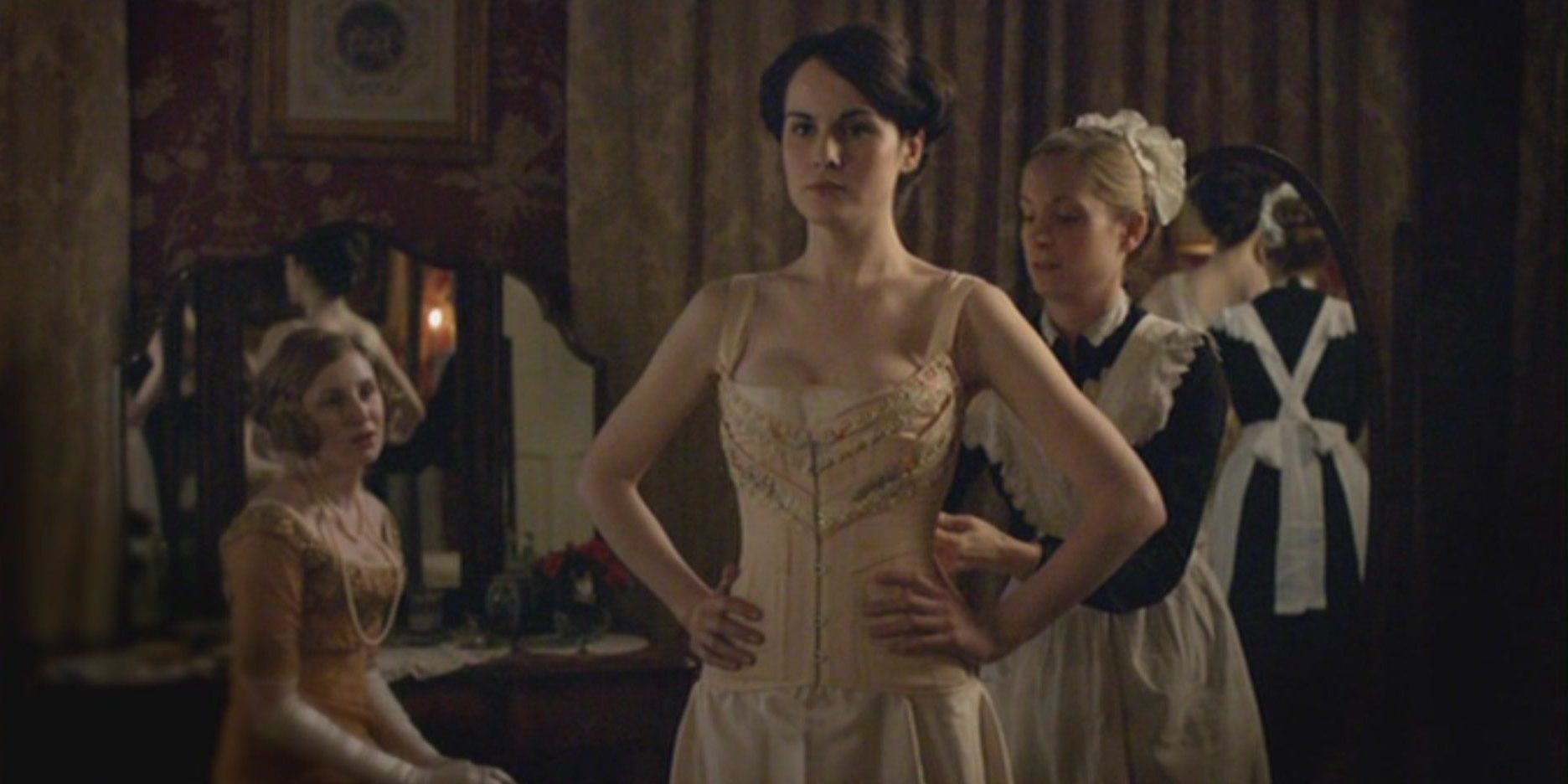 lady mary corset Cropped