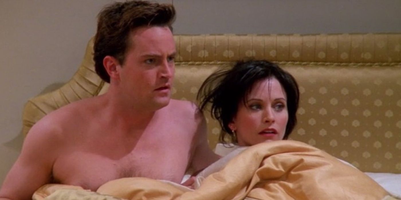 Chandler and Monica sleep together in Friends