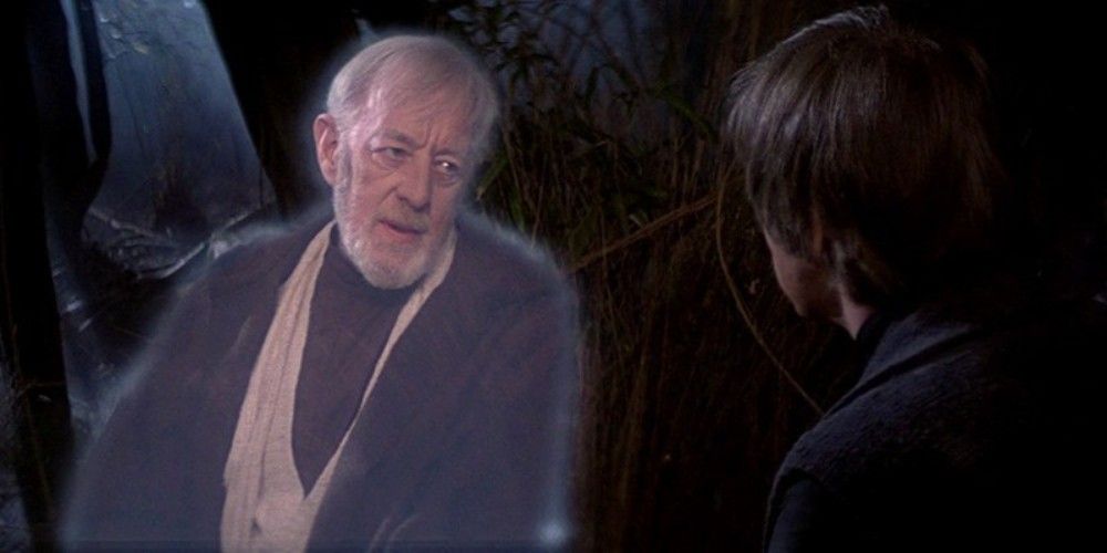 Obi-Wan explains to Luke why he lied to him in Return Of The Jedi