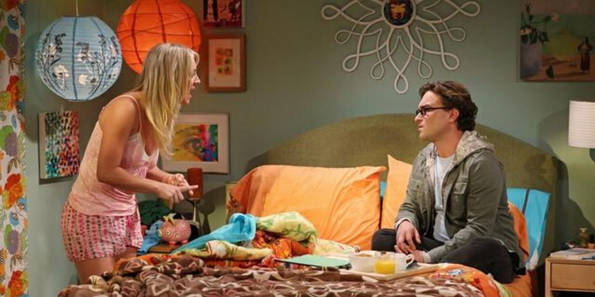 Penny and Leonard argue about college on TBBT