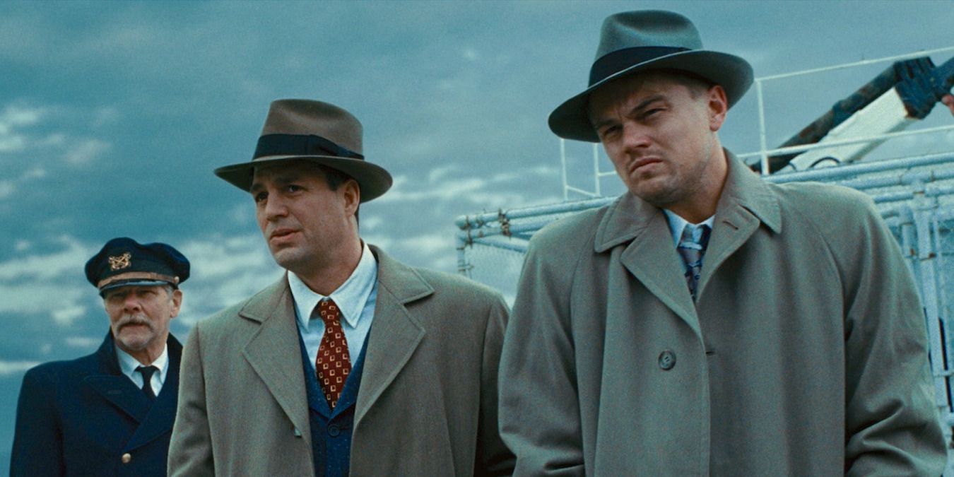 Chuck and Teddy arrive at Shutter Island