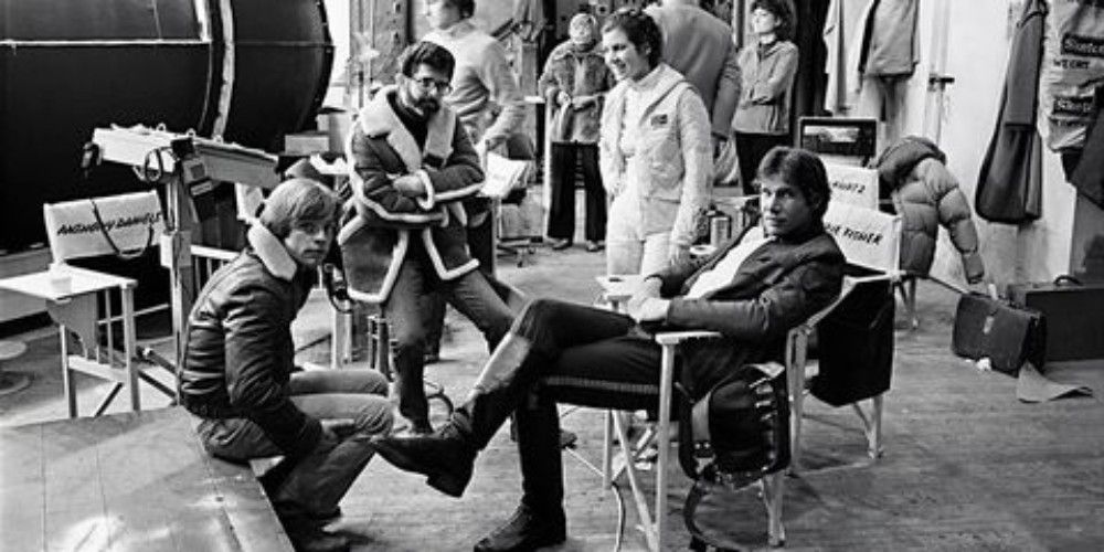 star-wars-behind-the-scenes-empire-strikes-back-mark-hamill-harrison-ford-carrie-fisher-george-lucas - Edited