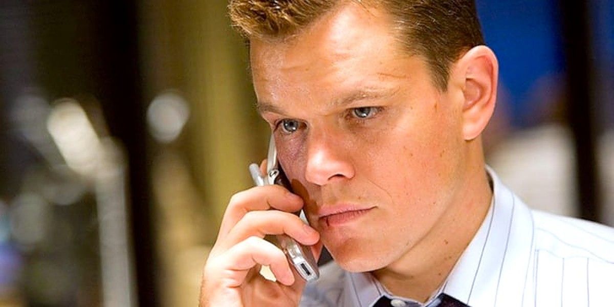 Colin on the phone in The Departed