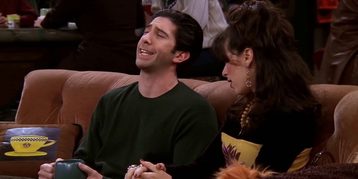 Ross and Janice at Central Perk