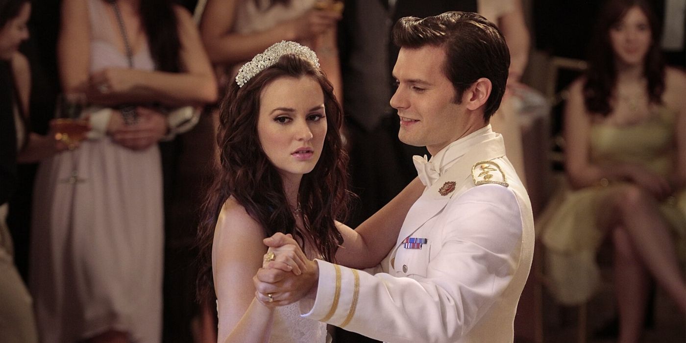 Blair and Louis dancing on Gossip Girl