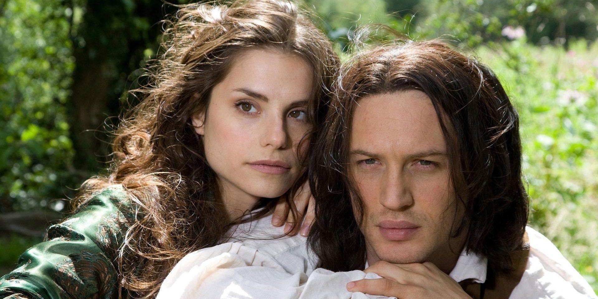 Heathcliff and Catherine in Wuthering Heights.
