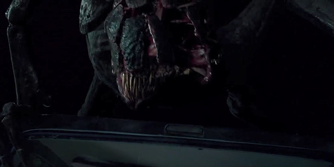 A Quiet Place's Monster opening its mouth