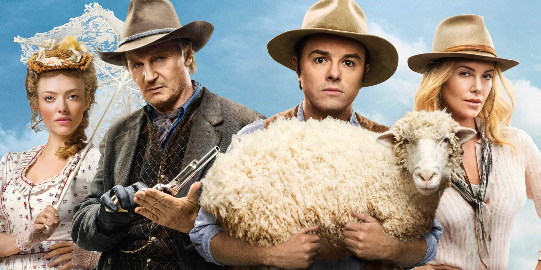 A Million Ways To Die In The West promo image.