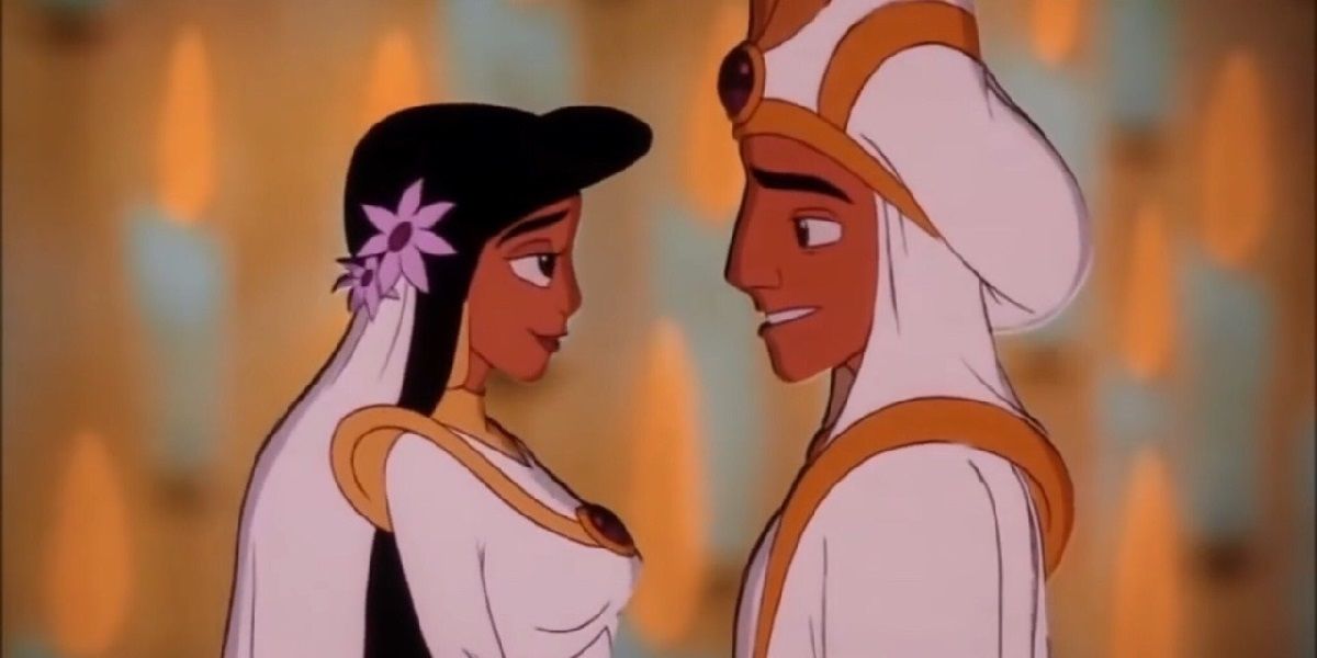 Aladdin and Jasmine getting married