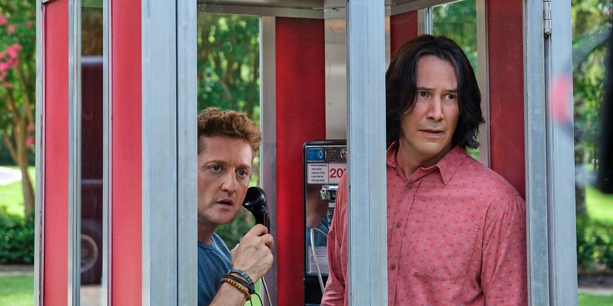 Alex Winter and Keanu Reeves in Bill and Ted Face the Music 2020