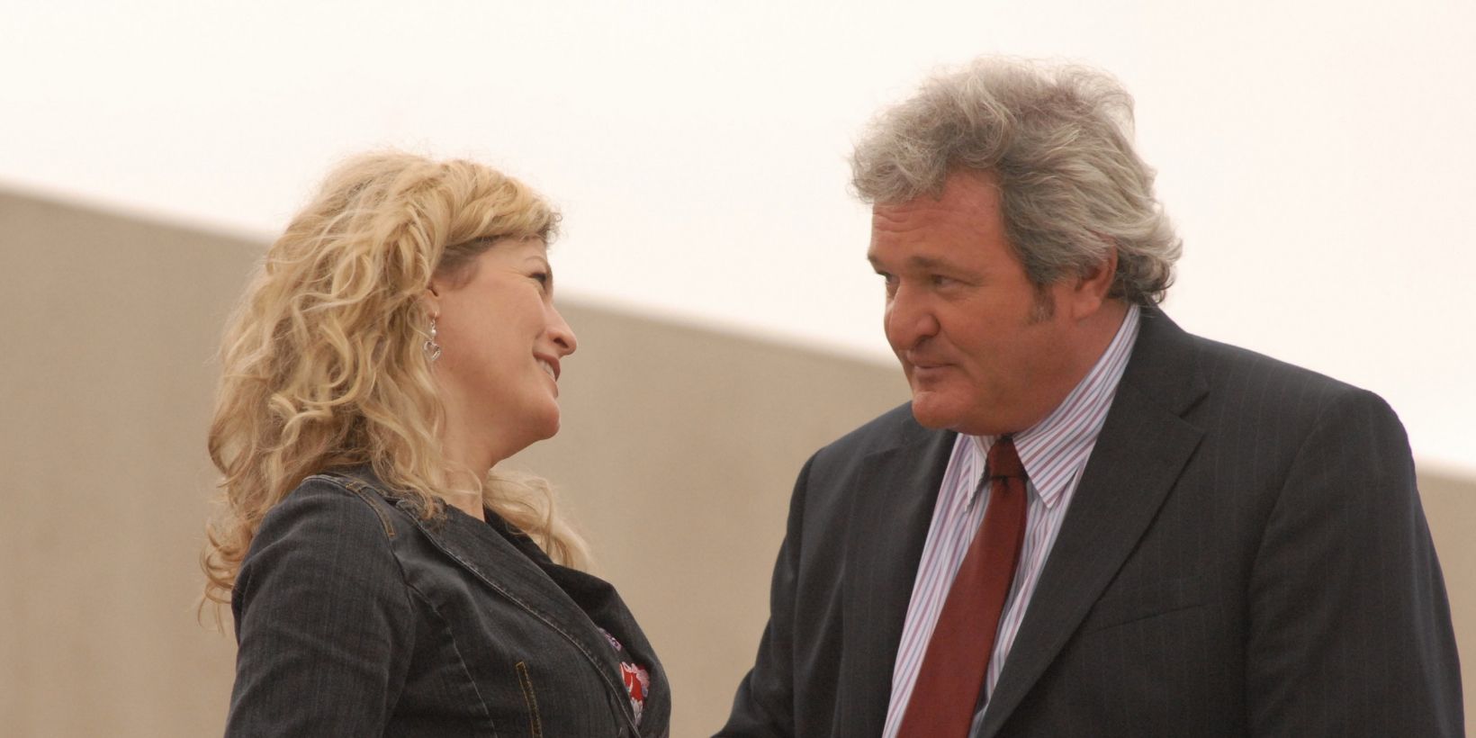 Angela Collette smiles at Buddy Garrity in Friday Night Lights