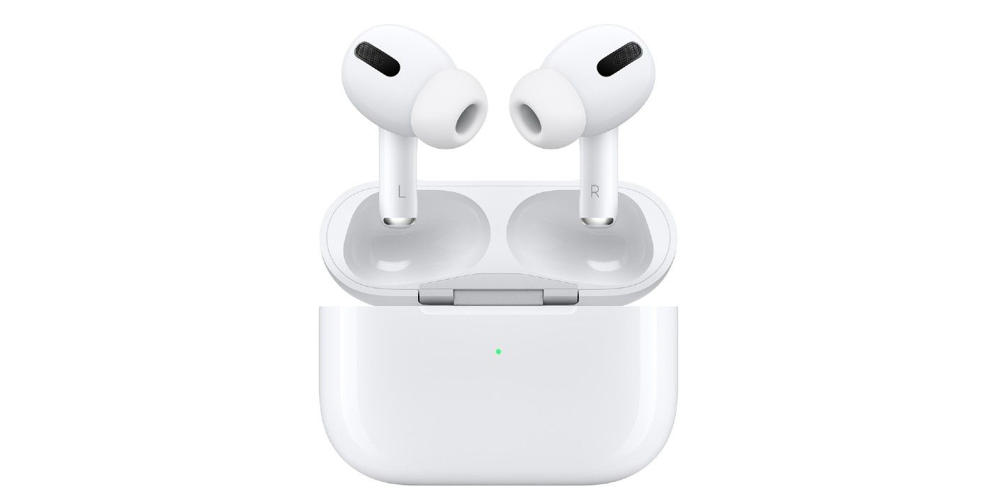 White Apple AirPods Pro