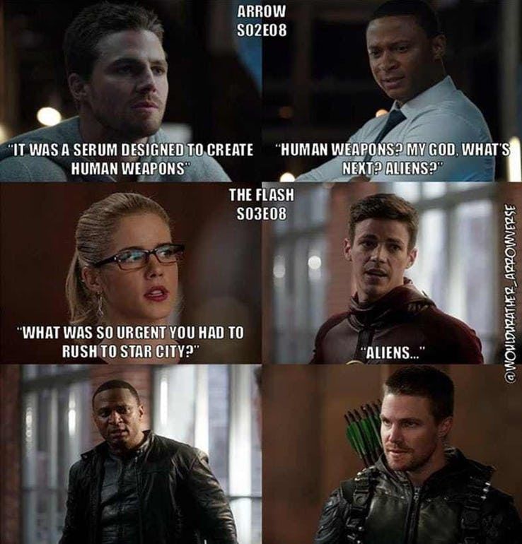Arrowverse 10 Most Hilarious Crossover Memes 4769
