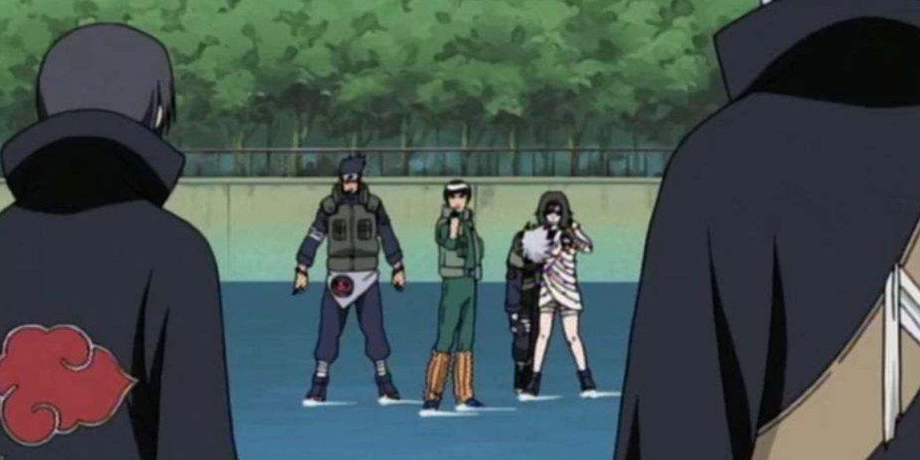 Asuma Guy And Kurenai Save Kakashi In Naruto Shippuden