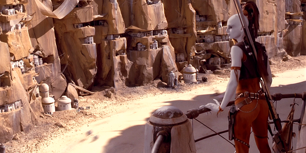 Aurra Sing in Star Wars The Phantom Menace