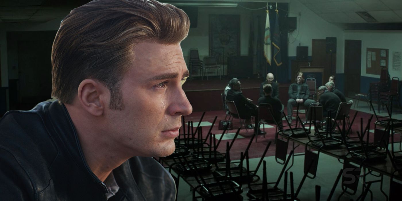 Avengers Endgame Captain America support group reason