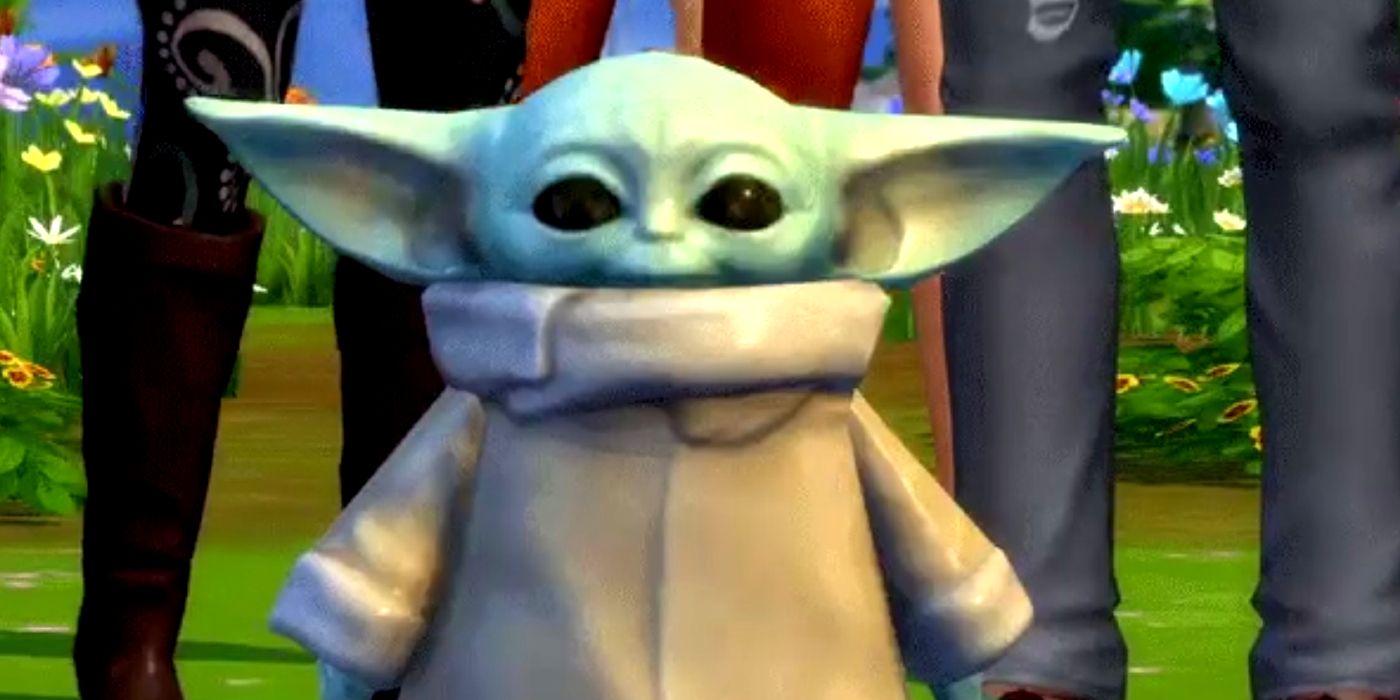 Baby Yoda The Mandalorian Sims 4 Statue