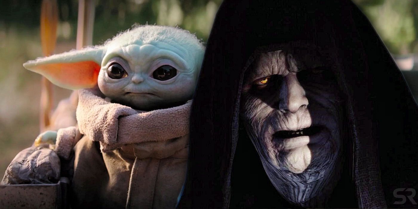 Baby Yoda and Emperor Palpatine