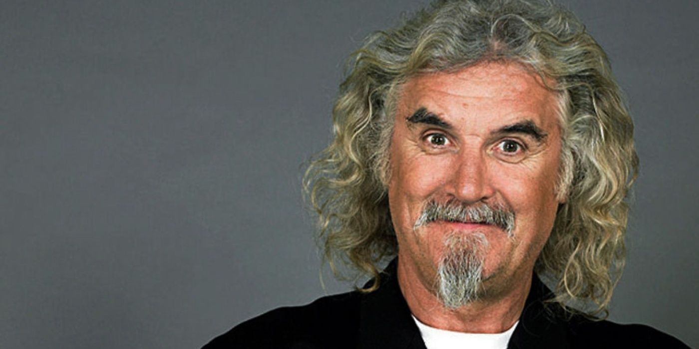 Billy Connolly smiling at the camera 