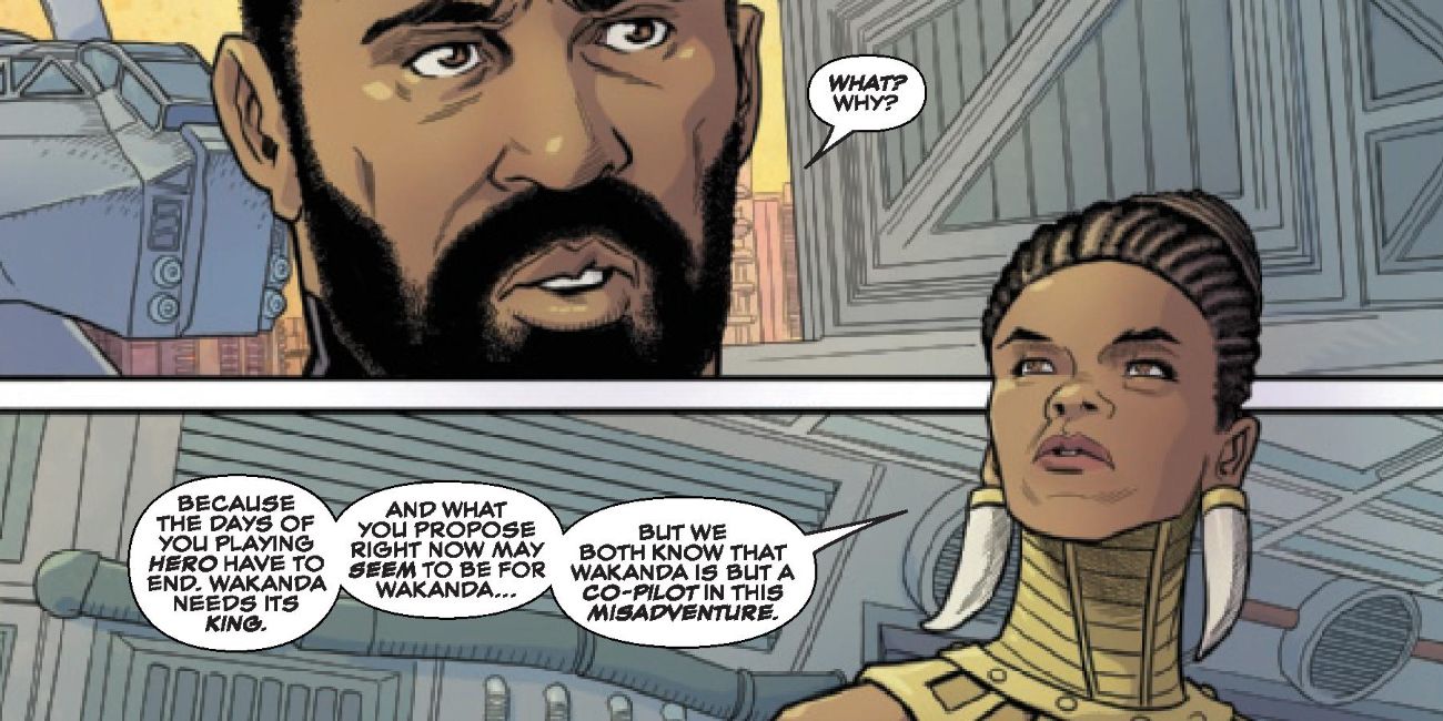 Black Panther Shuri Argument comic