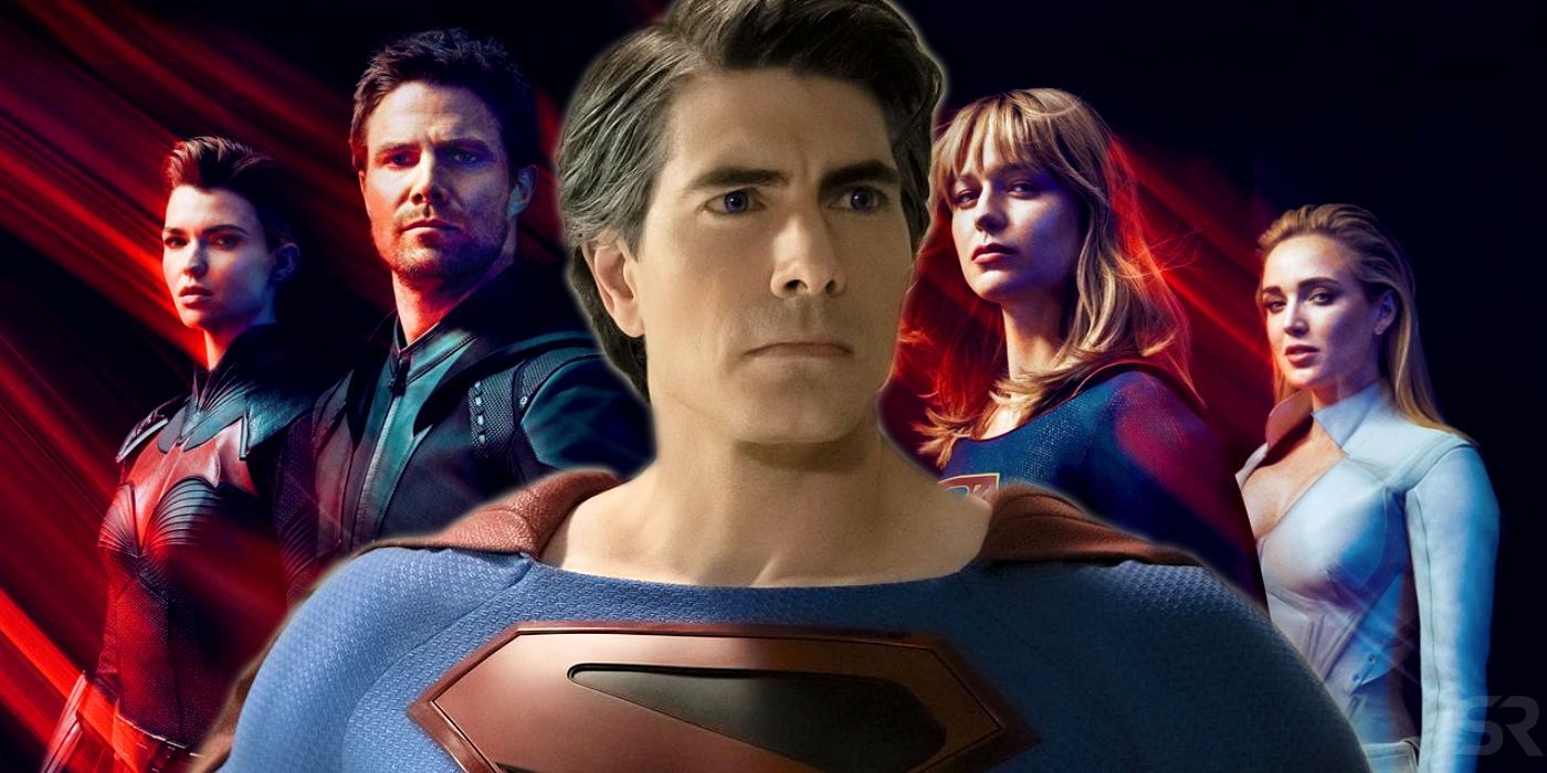 Brandon Routh Superman and Crisis on Infinite Earths Heroes