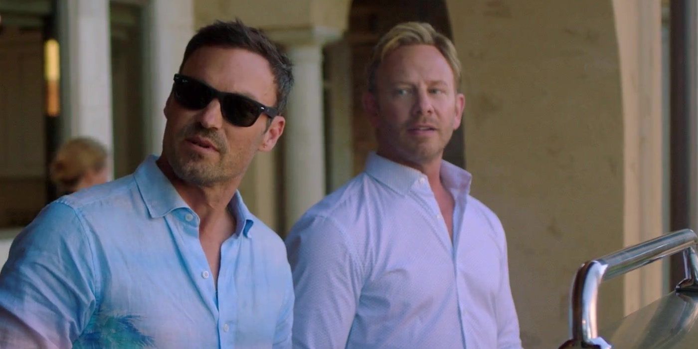 Brian Austin Green and Ian Ziering in BH90210