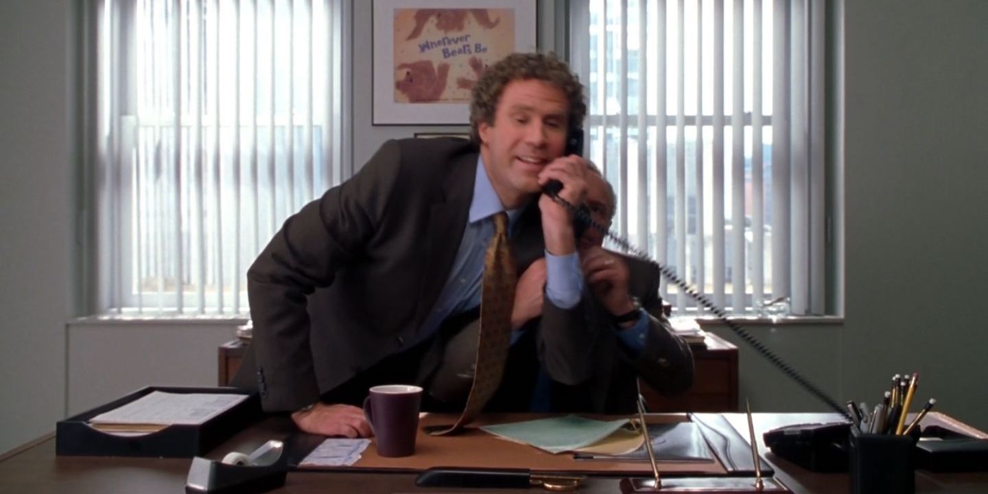Will Ferrell as Buddy answering the phone in Elf