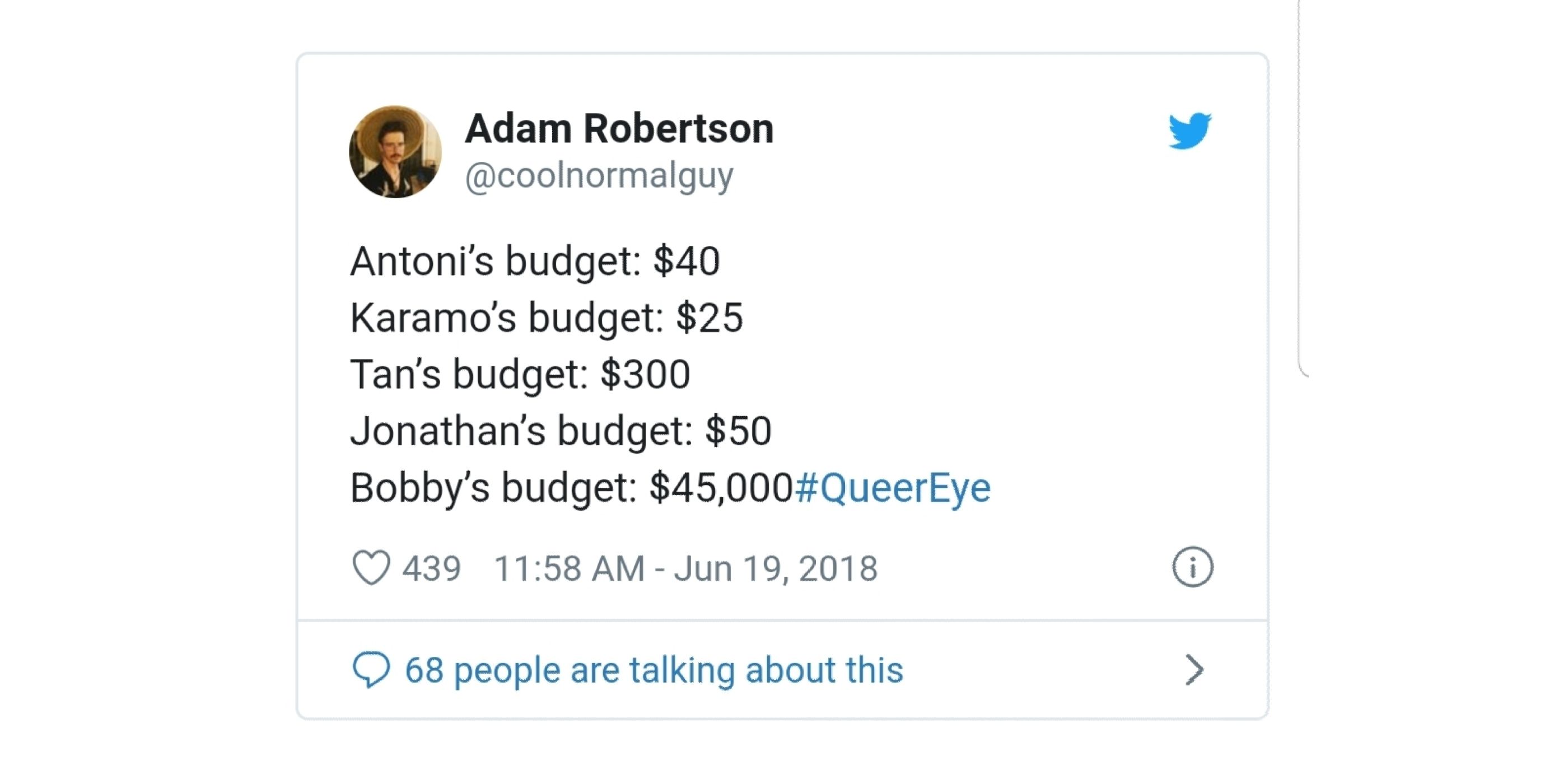 Bobby Berk on “Queer Eye” Season 1, Episode 7 on Netflix