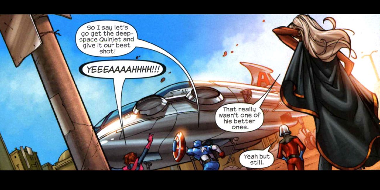 Captain America Bad Speech Avengers Comic