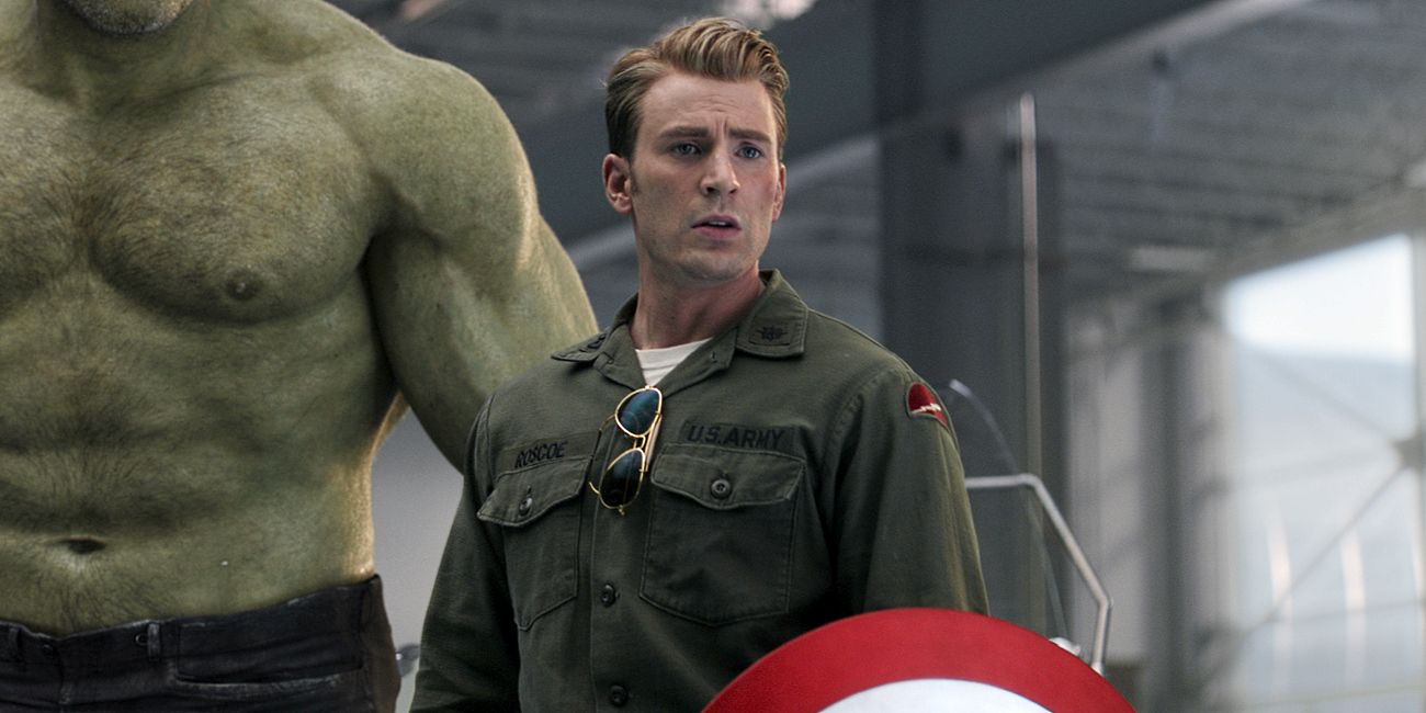 Captain America Steve Rogers Hulk in Avengers Endgame