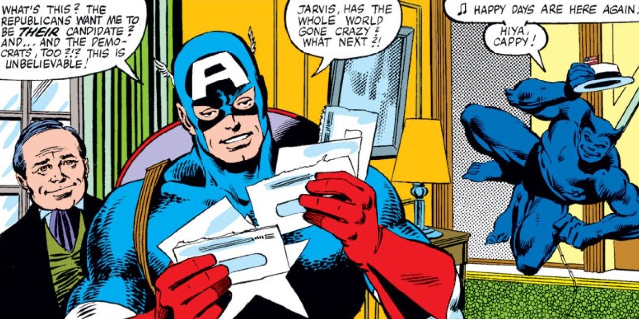 Captain America for President Comic
