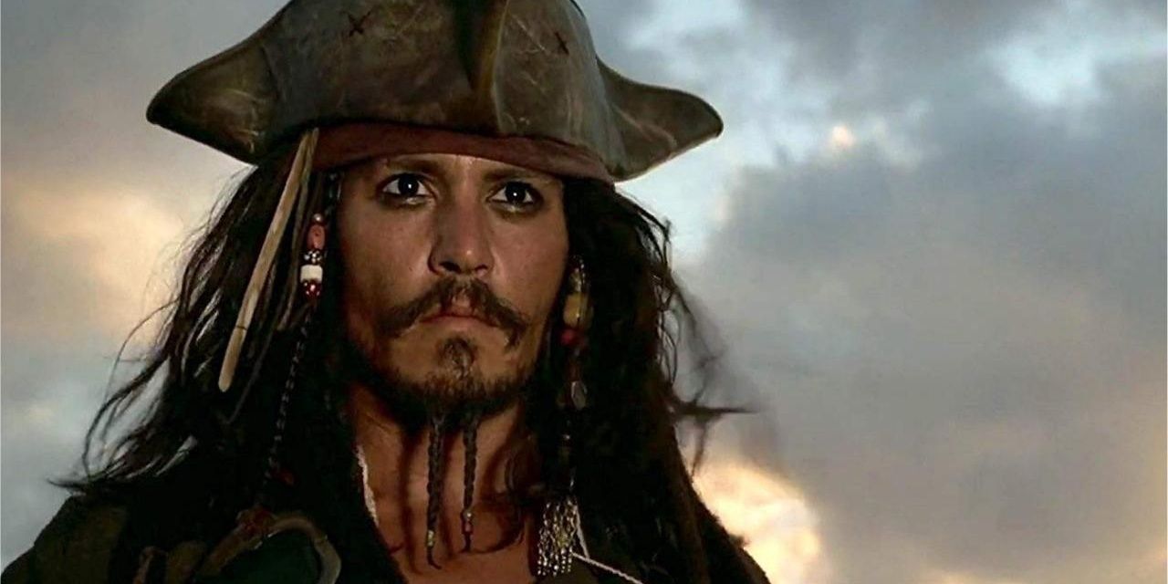 A closeup of Jack Sparrow