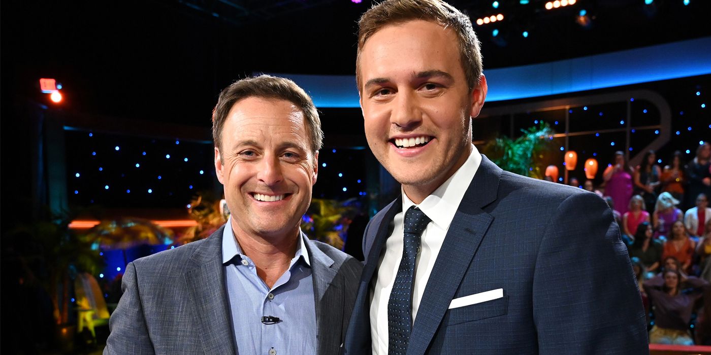 Chris Harrison and Peter Weber on The Bachelorette