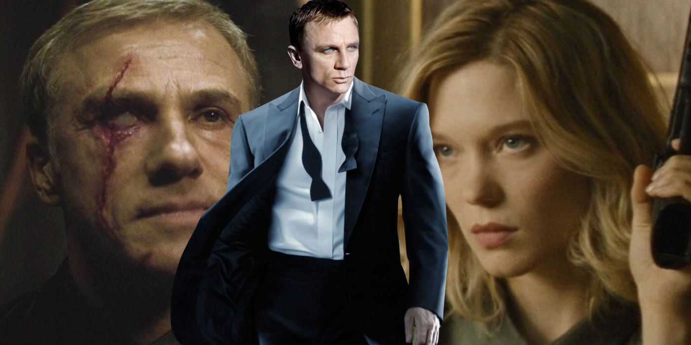 Christoph Waltz as Blofeld, Daniel Craig as 007 and Lea Seydoux as Madeleine Swann in James Bond Spectre