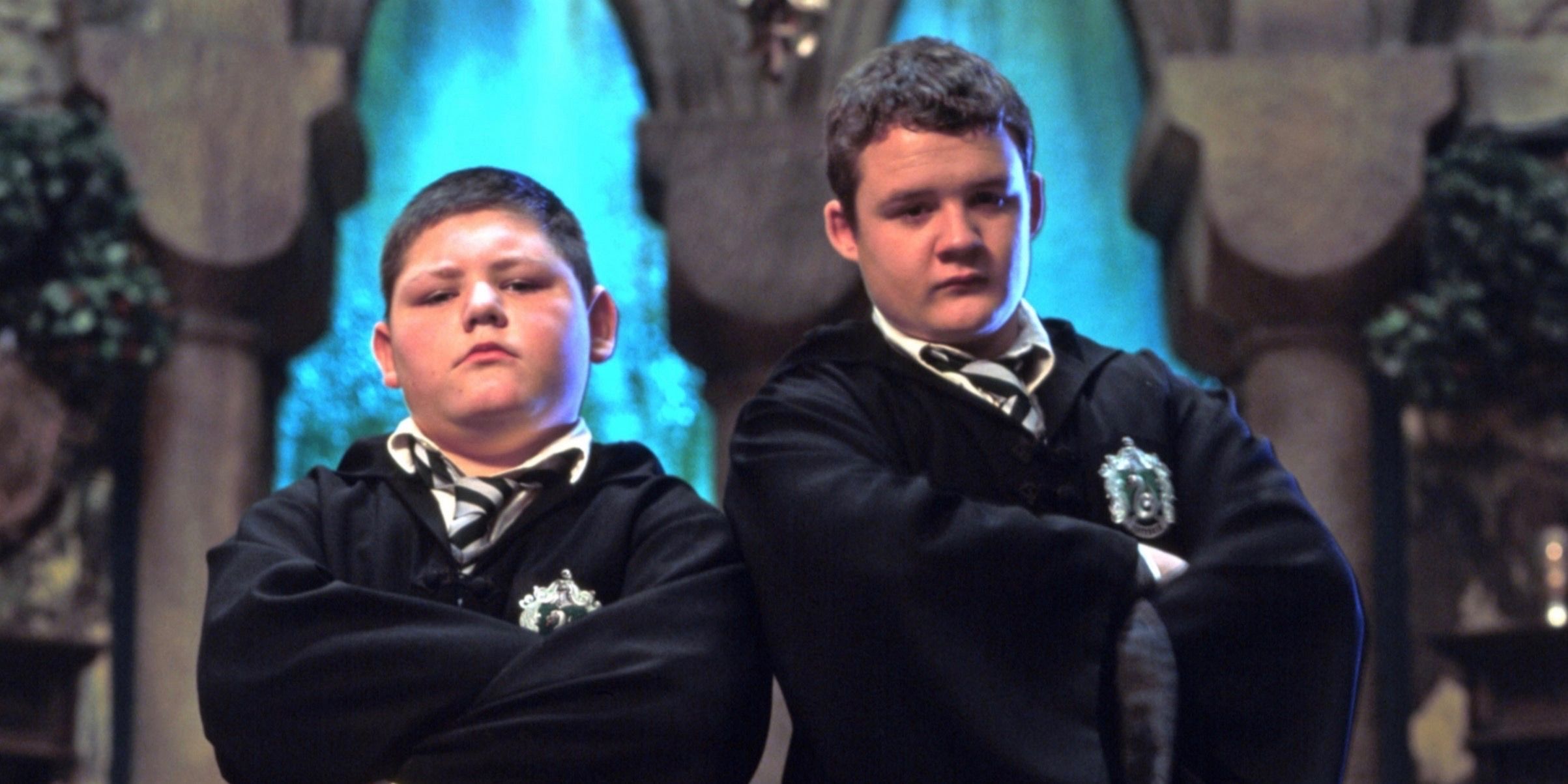 Crabbe and Goyle in Harry Potter.