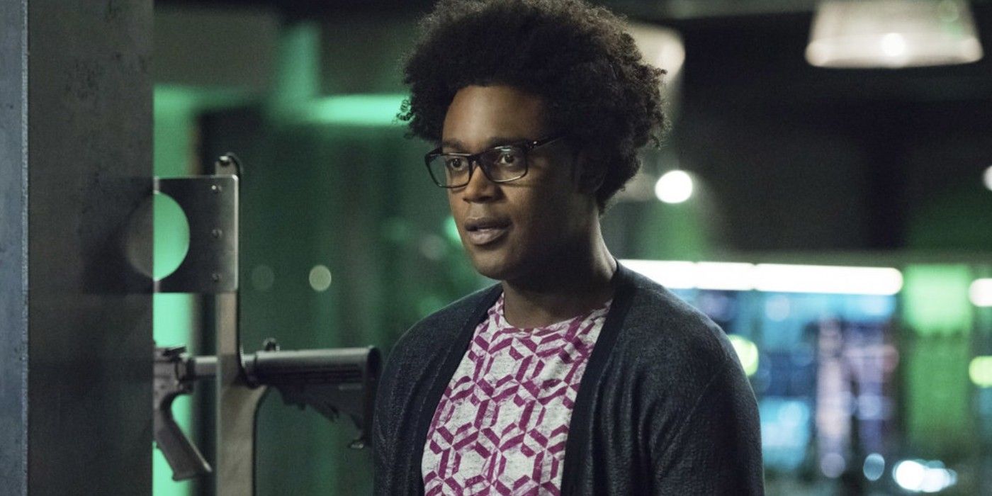 An image of Curtis working in the Arrow base