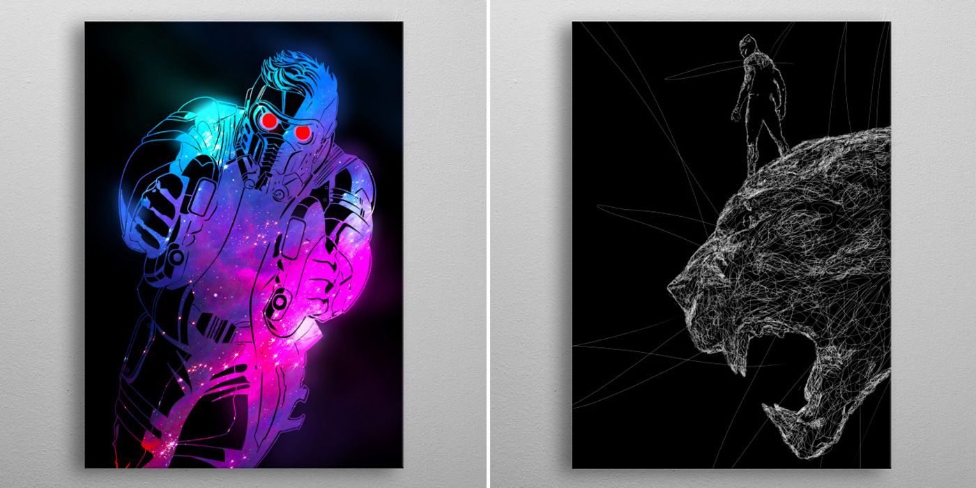DISPLATE - Star-Lord and Black Panther