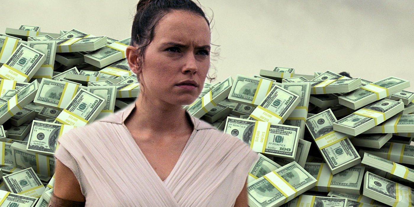 Daisy Ridley in Star Wars The Rise of Skywalker and Money