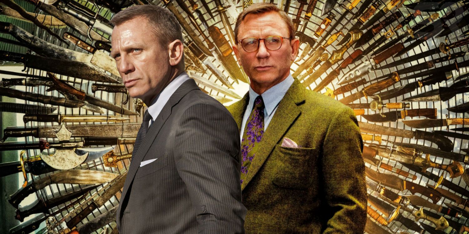 Daniel Craig as James Bond and Knives Out's Benoit Blanc