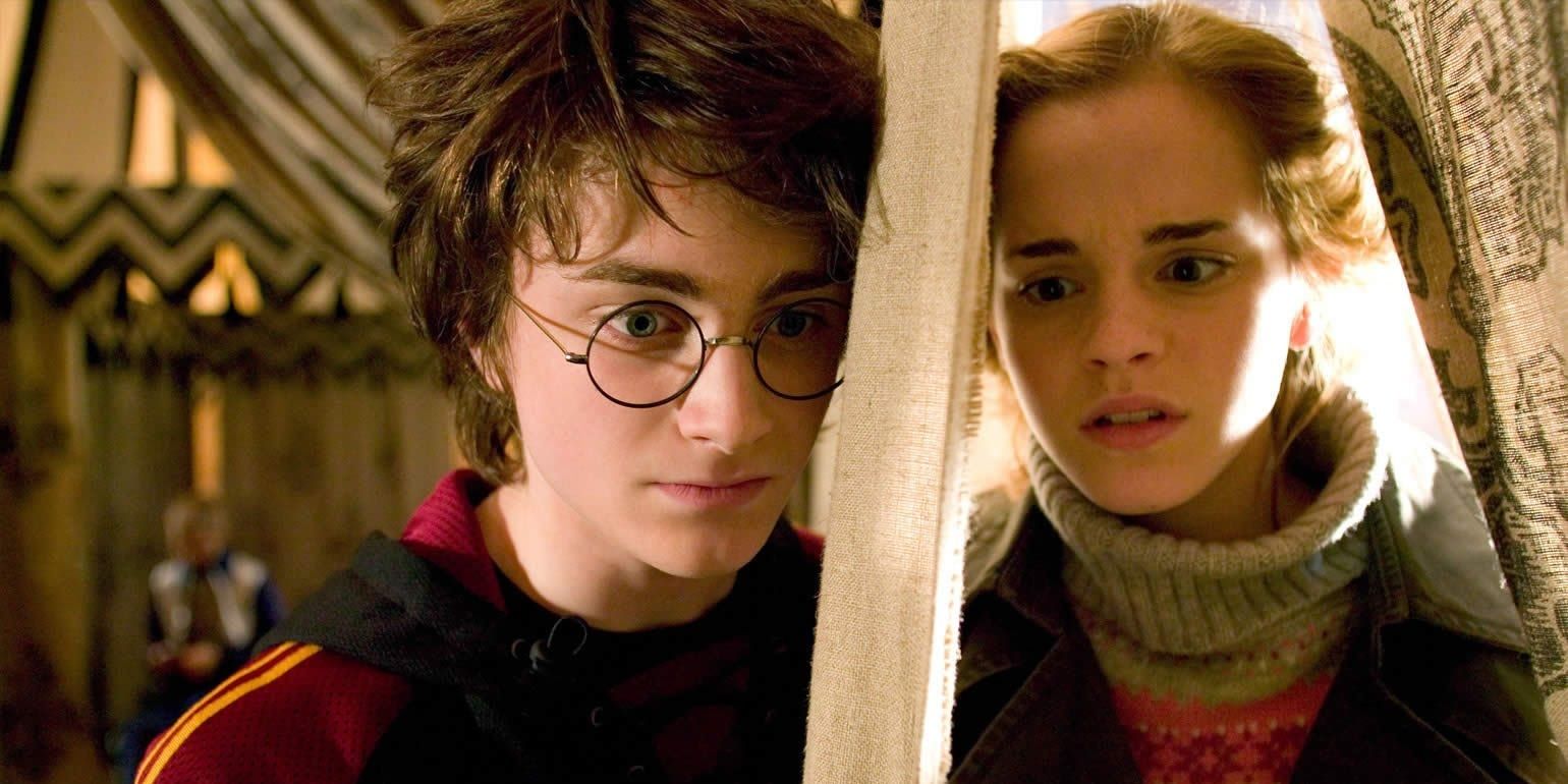 Harry and Hermione in Goblet of Fire