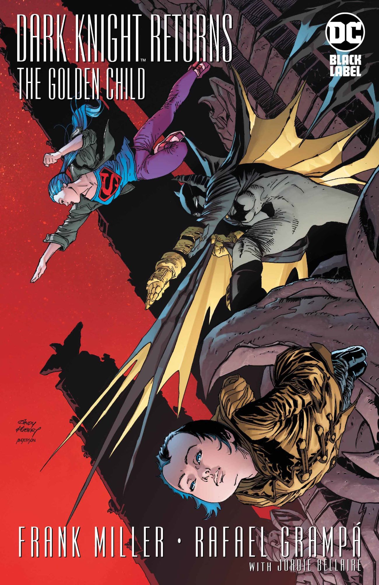Dark Knight Returns Golden Child Comic Kubert Variant Cover