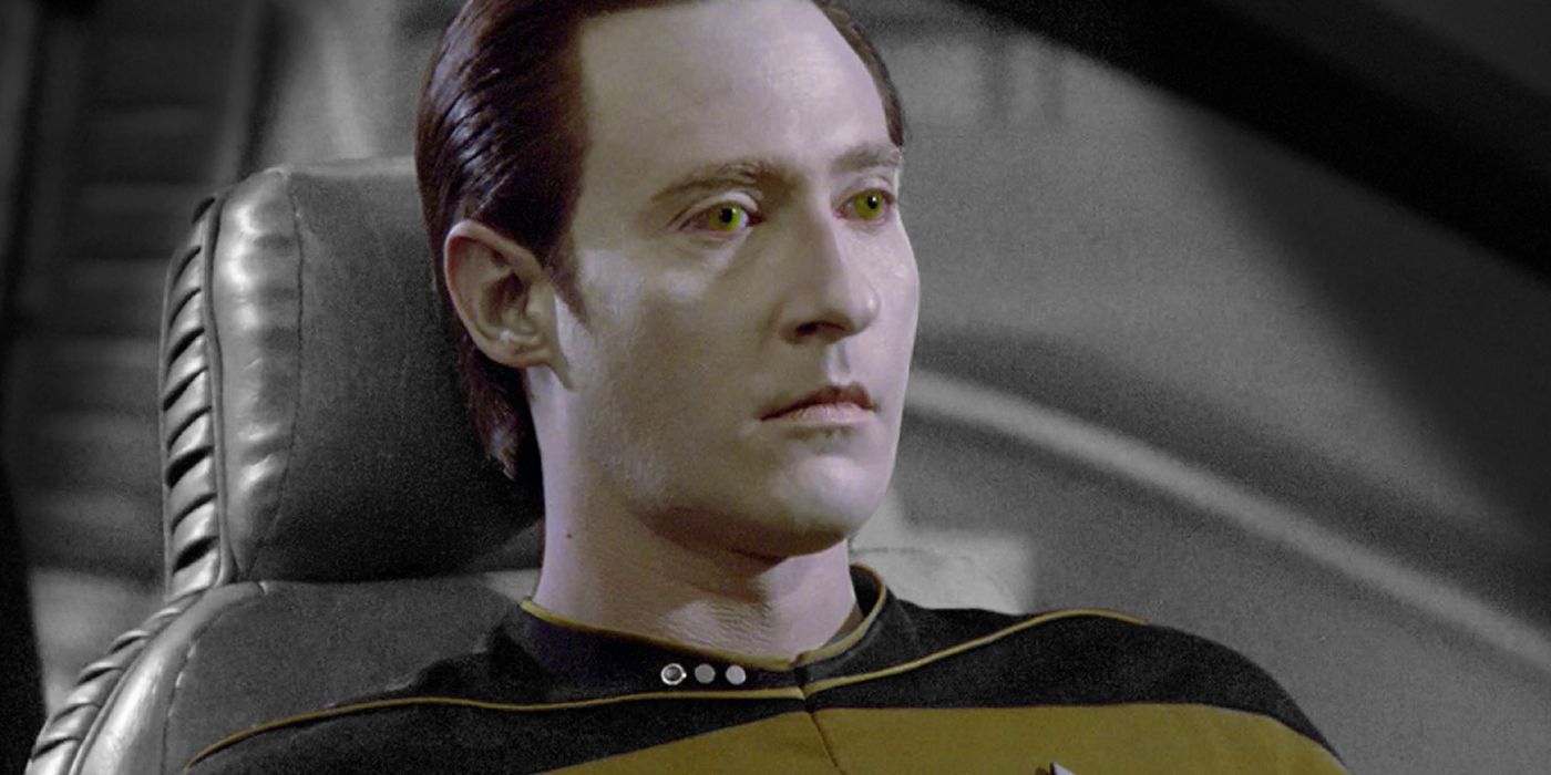 Data Black and White and Yellow TNG
