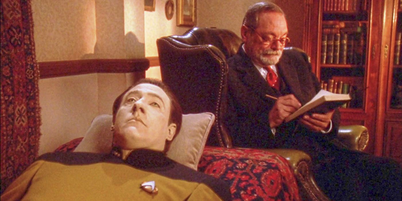 Data and Sigmund Freud in Star Trek: The Next Generation episode &quot;Phantasms&quot;