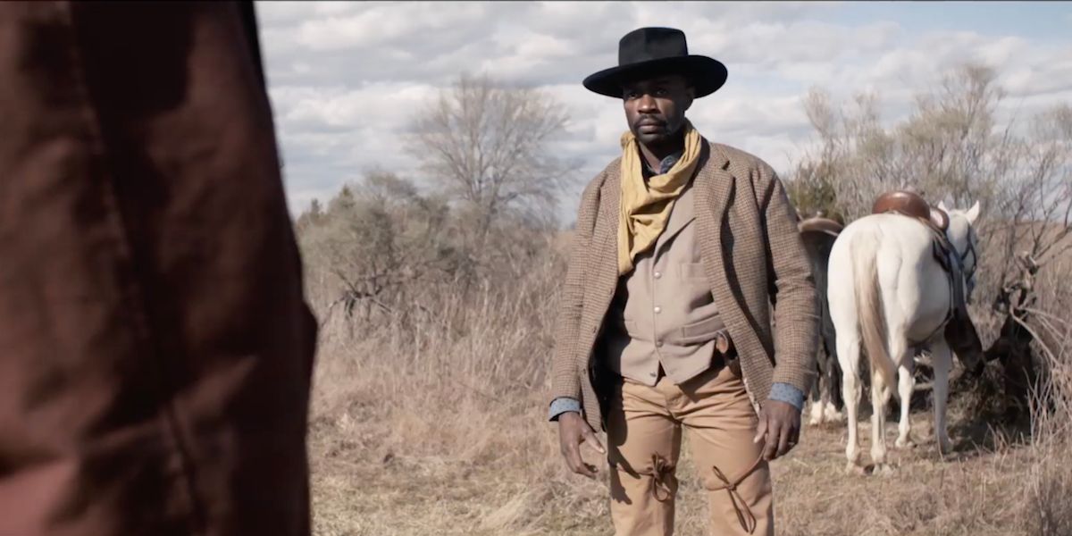 David Gyasi as Bass Reeves in Hell on the Border