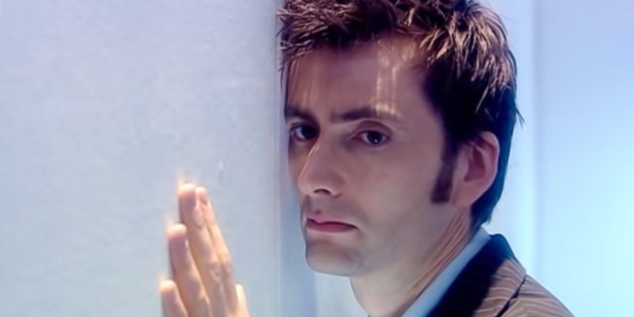 David Tennant in Doctor Who- For entry Ten and Rose separated