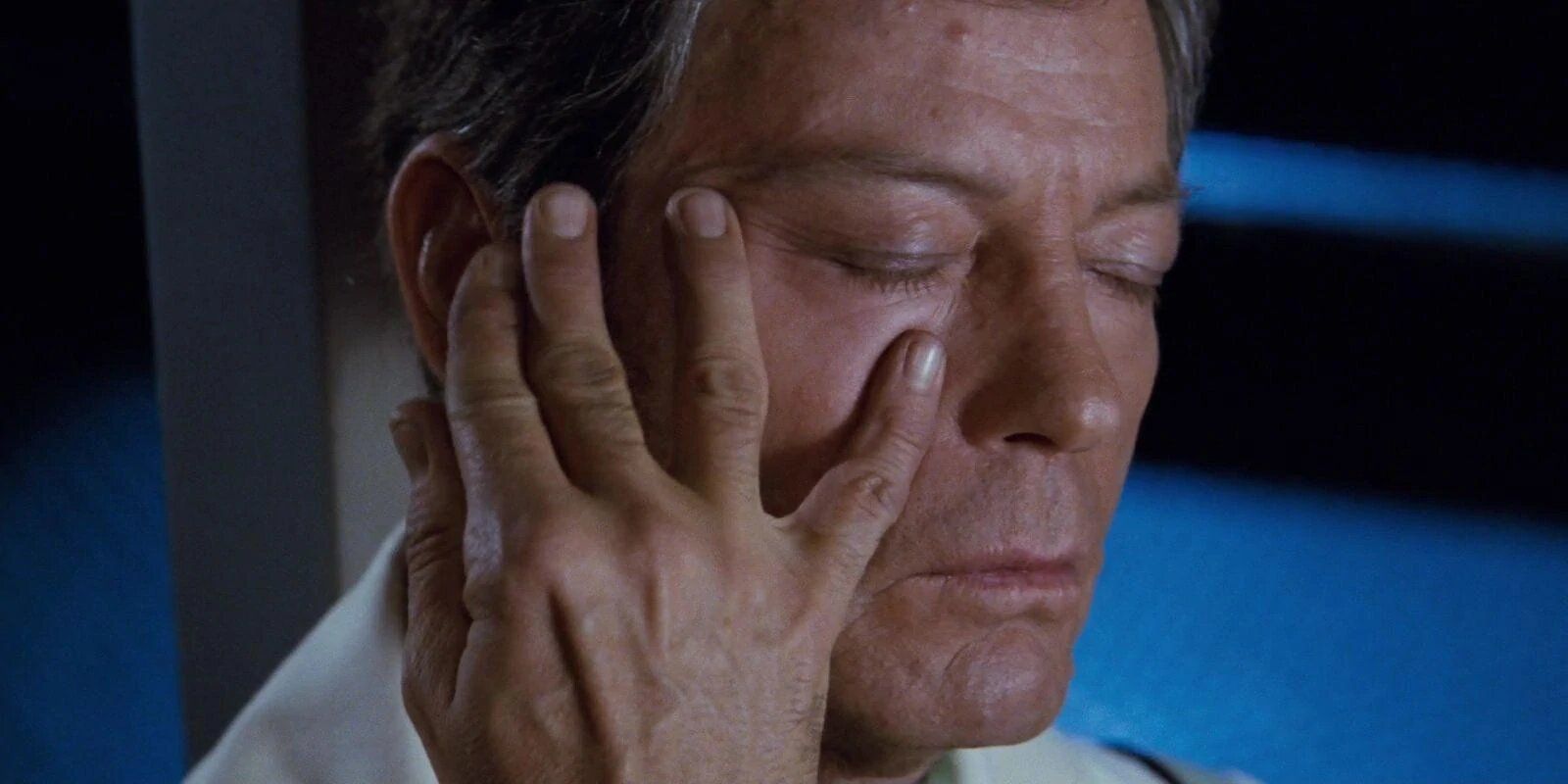 DeForest Kelley as McCoy in Star Trek